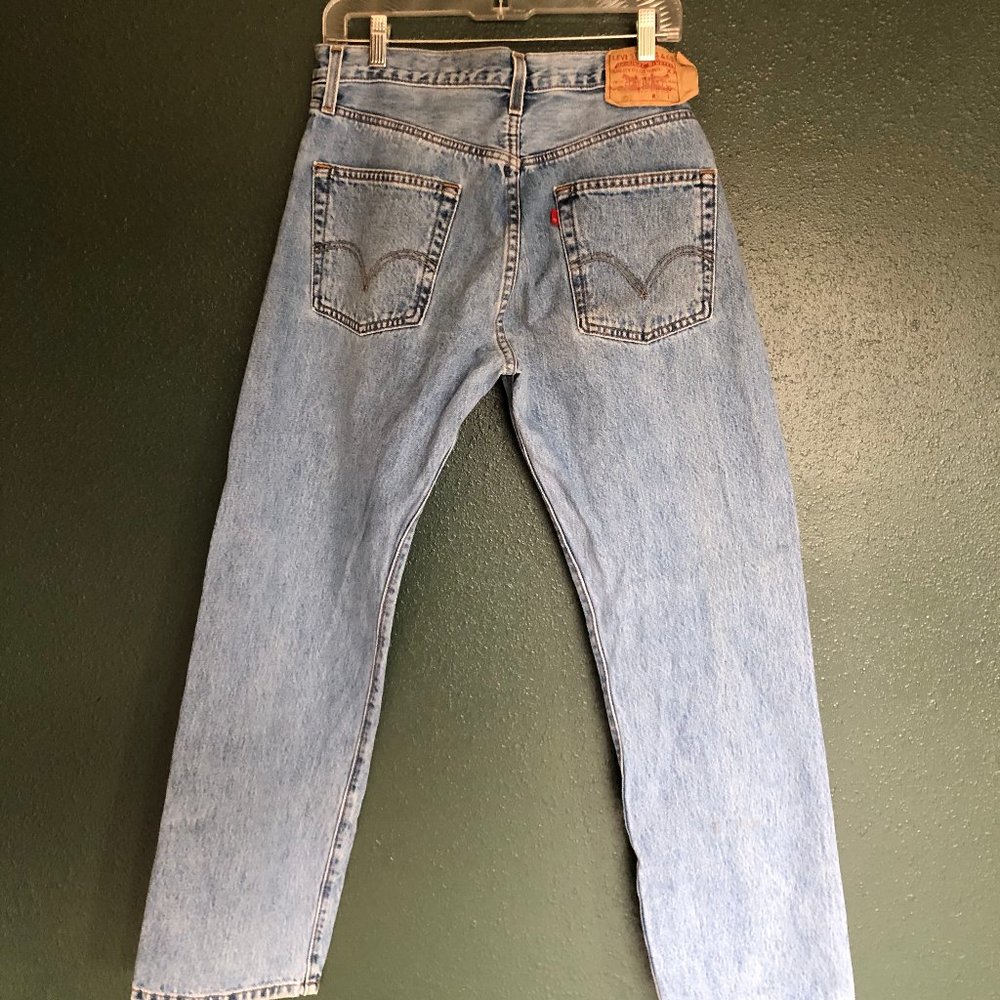 Levi’s Vintage 501s, 1990’s, Jeans, Button Fly, Size 32x30, Light Wash